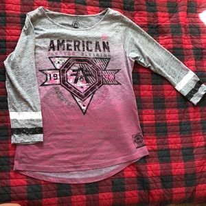 American Fighter Quarter length sleeve shirt
